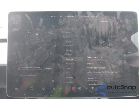 2023 Tesla Model Y Performance Dual Motor All-Wheel Drive z USA, uszkodzony, nr VIN 7SAYGDEF7PF980571